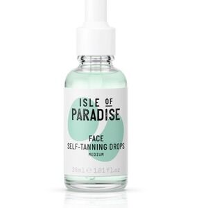 SEALED set of TWO Isle Paradise Face Self Tanning Drops Medium Bronzing